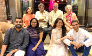 family of ashok and nivedita saraf