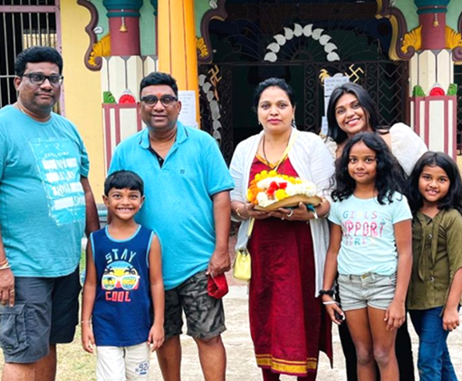 bhau kadam family with brother shyam