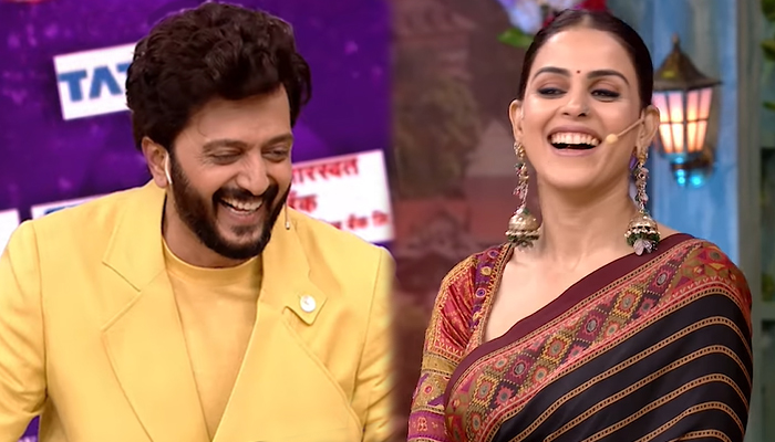 ritesh genelia enjoys nimbuda soap