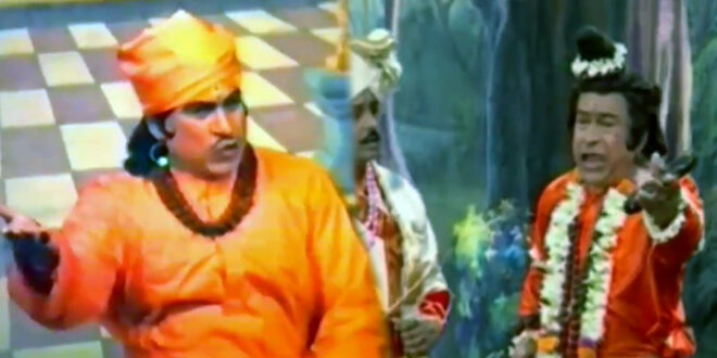 actor ramsad kamat as narad and arjun