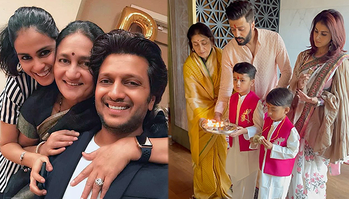 riteish genelia family